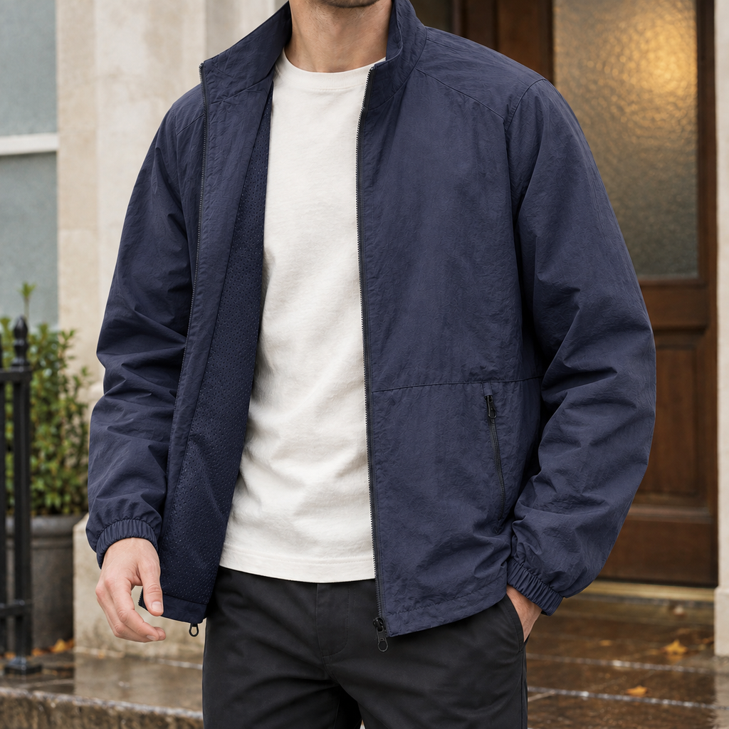 Men's Lightweight Mesh Jacket-Azzella London