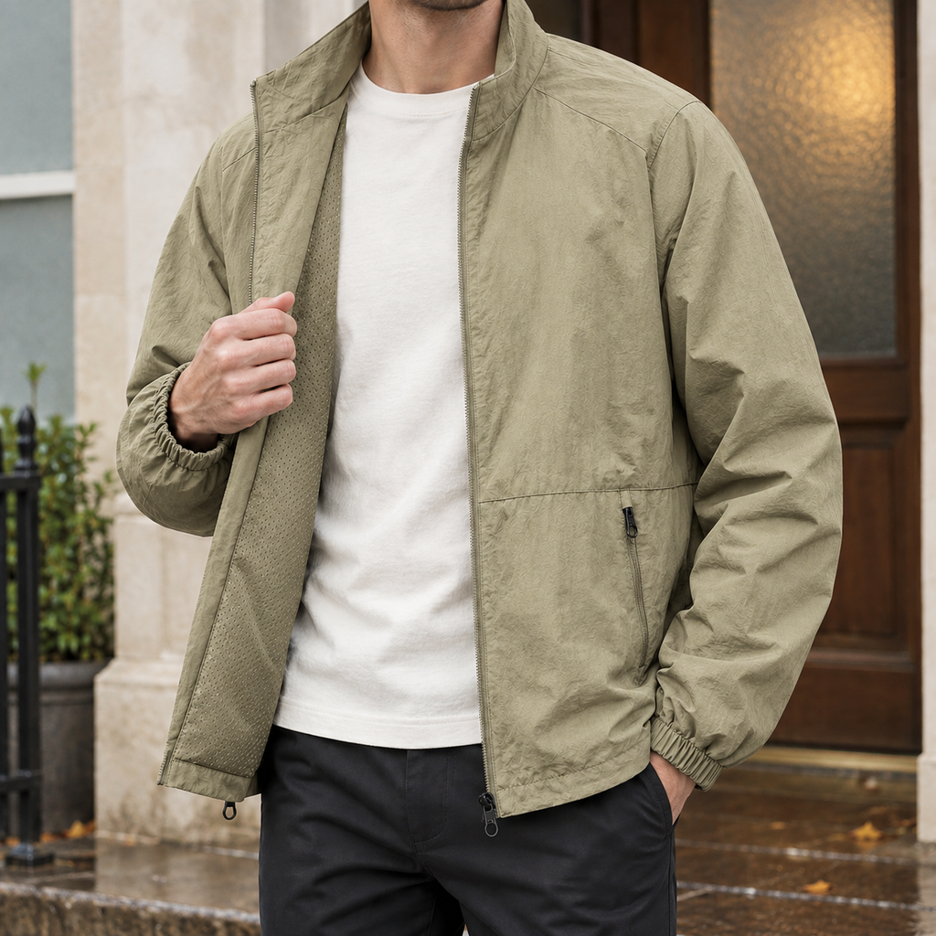 Men's Lightweight Mesh Jacket-Azzella London