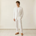 Men's Linen-Blend Blazer and Trousers Set-Azzella London