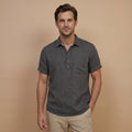 Men’s Linen Polo Shirt-Azzella London