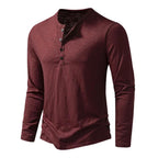 Men's Long Sleeve T-Shirt Cotton-Azzella London