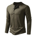 Men's Long Sleeve T-Shirt Cotton-Azzella London