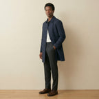 Men's Long Windproof Jacket-Azzella London
