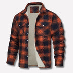 Men's Lumberjack Check Shirt Jacket-Azzella London