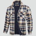 Men's Lumberjack Check Shirt Jacket-Azzella London