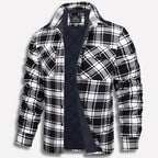 Men's Lumberjack Check Shirt Jacket-Azzella London