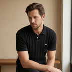 Men's Merino Wool Polo Shirt-Azzella London