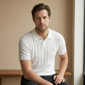 Men's Merino Wool Polo Shirt-Azzella London
