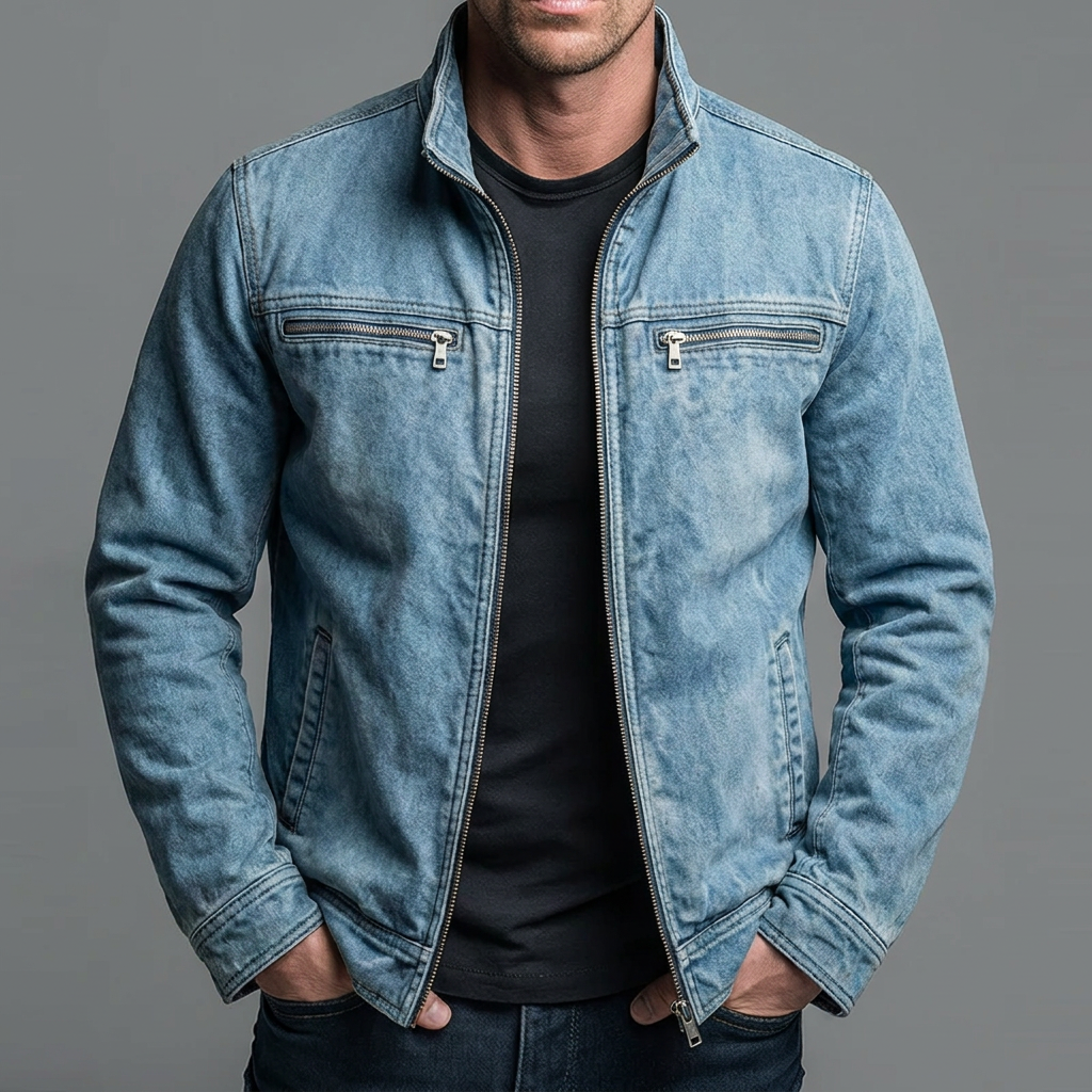 Men's Military Style Jacket-Azzella London