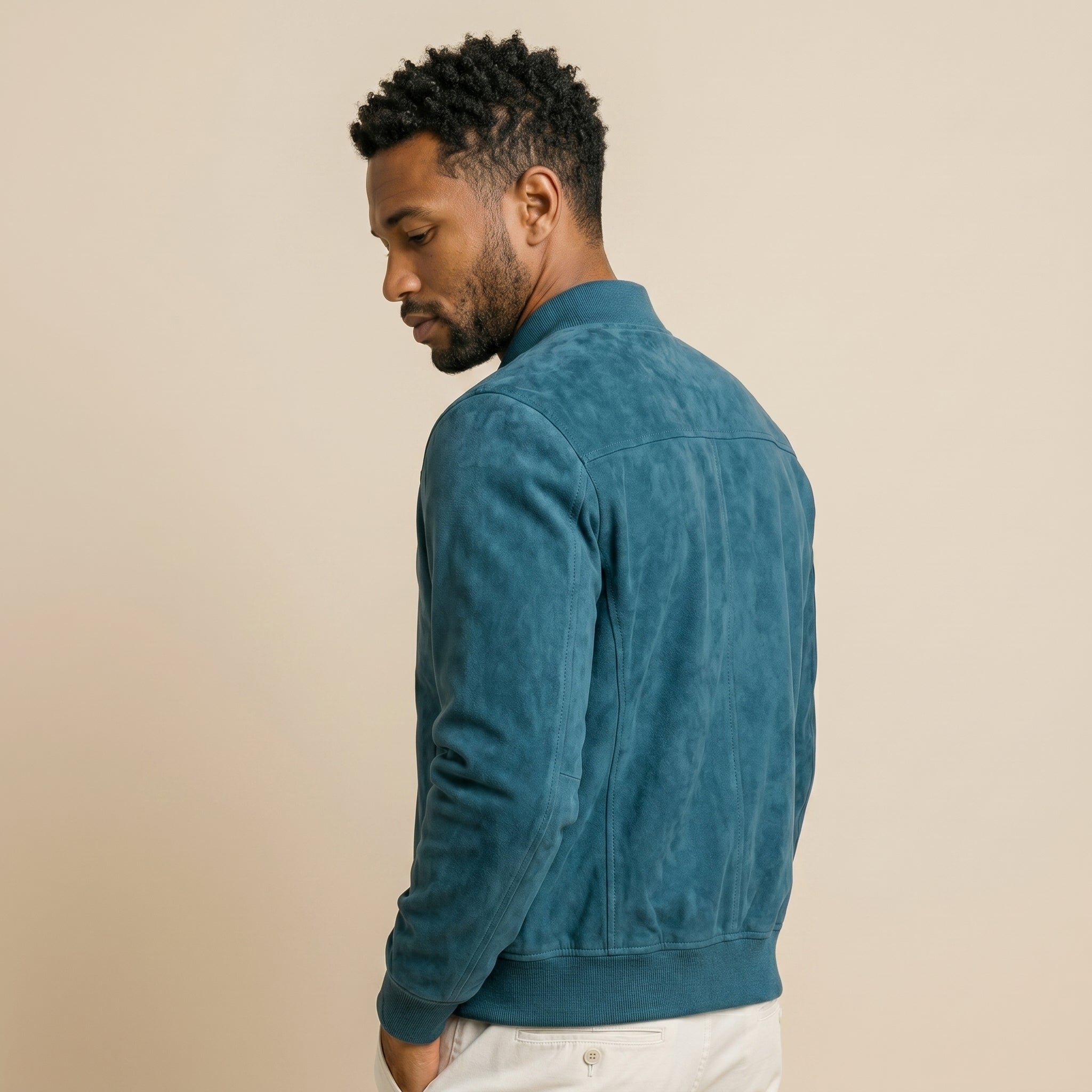 Men's Minimalist Zip Jacket-Azzella London