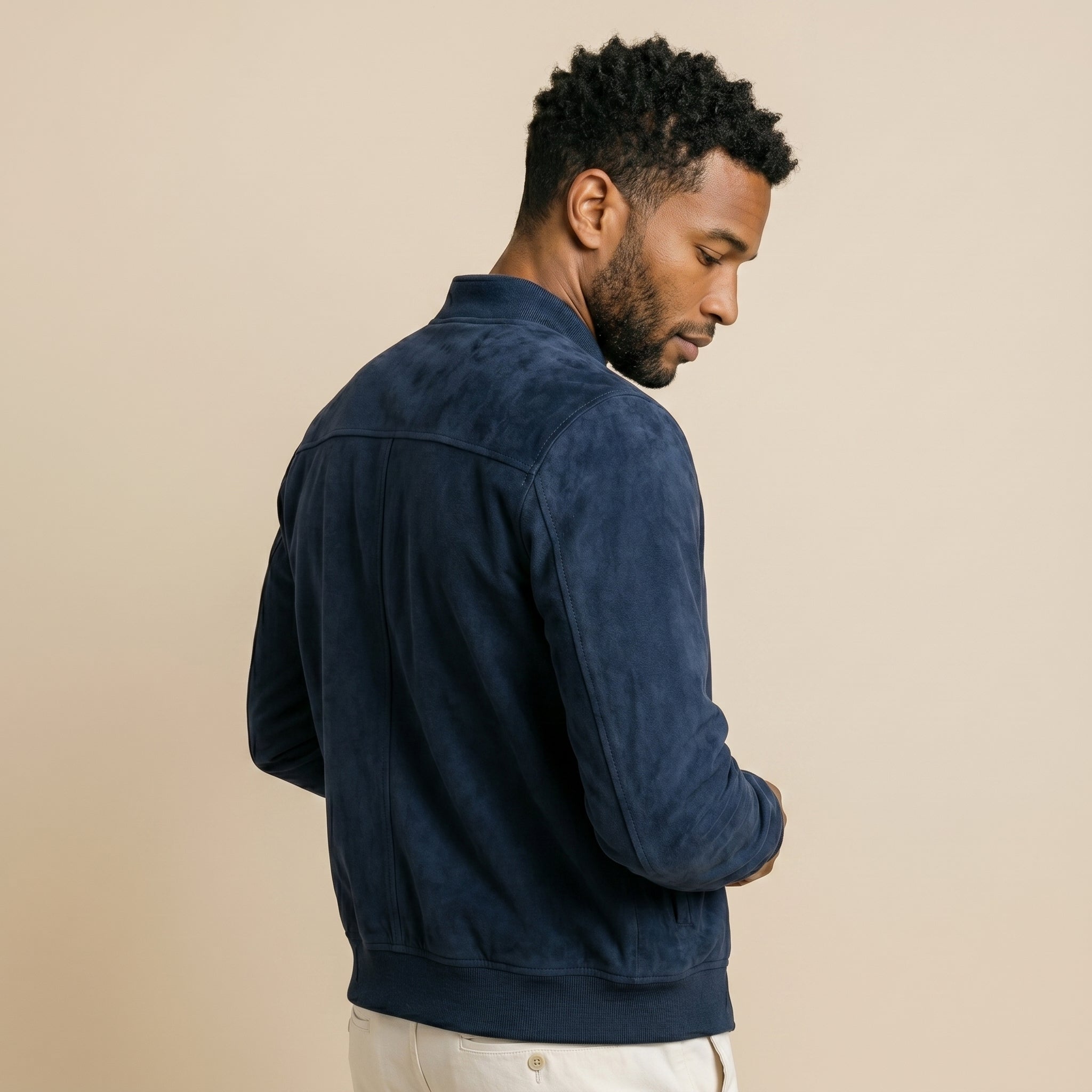 Men's Minimalist Zip Jacket-Azzella London