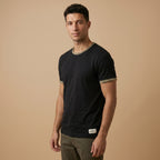 Men's Organic Cotton O-Neck Shirt-Azzella London