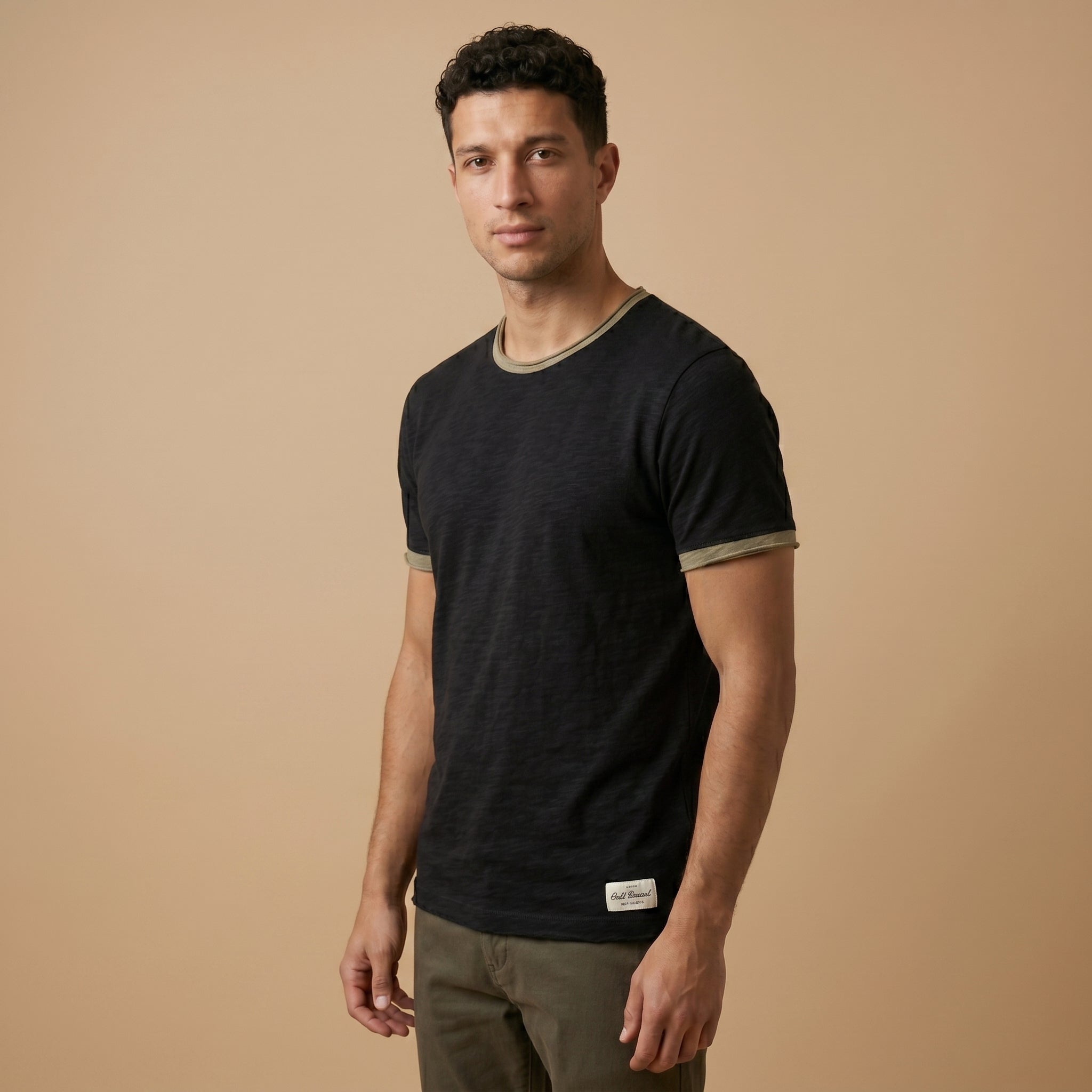 Men's Organic Cotton O-Neck Shirt-Azzella London