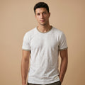 Men's Organic Cotton O-Neck Shirt-Azzella London