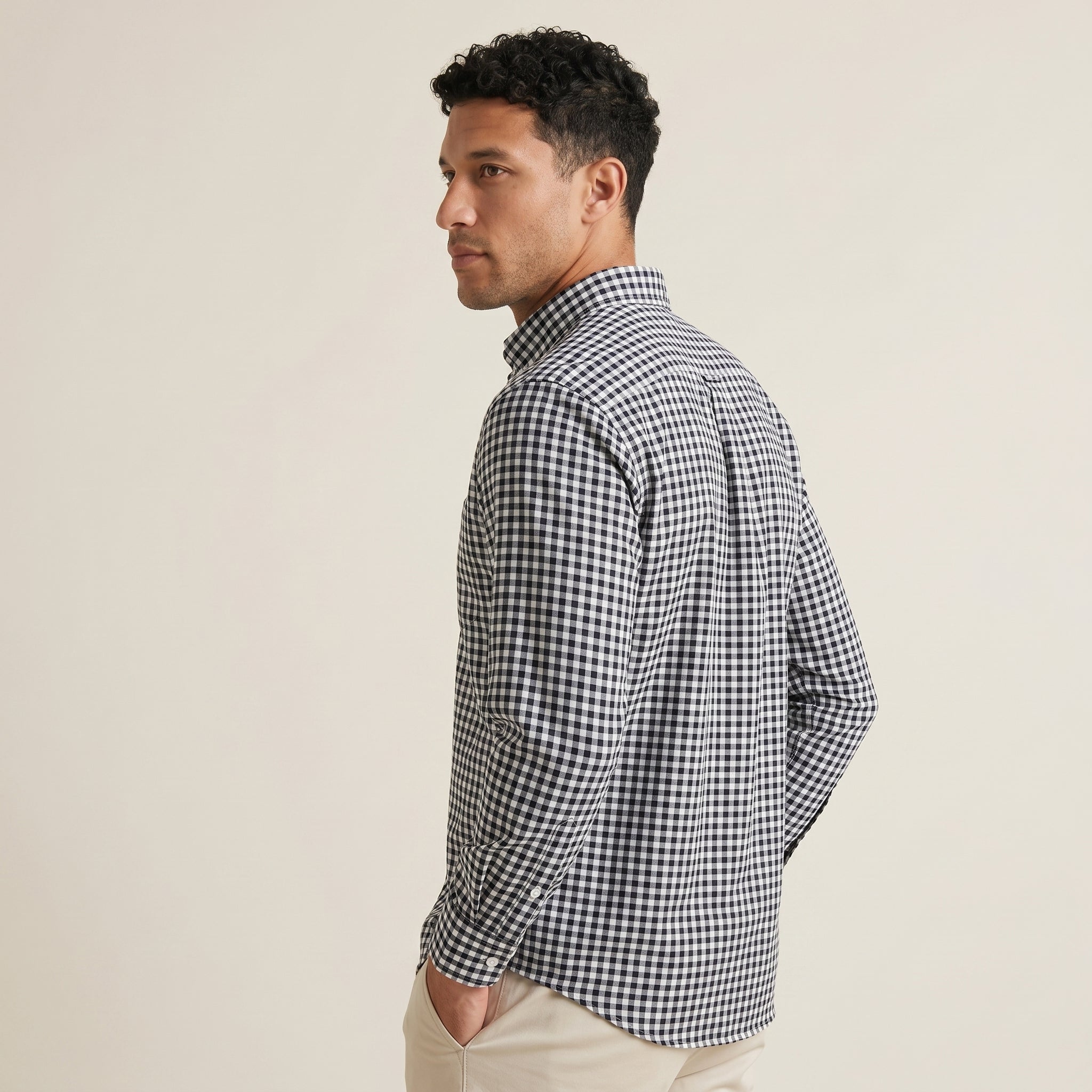 Men's Oxford Cotton Button-Up Shirt-Azzella London