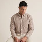 Men's Oxford Cotton Button-Up Shirt-Azzella London