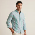 Men's Oxford Cotton Button-Up Shirt-Azzella London