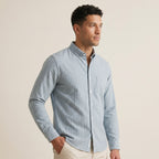 Men's Oxford Cotton Button-Up Shirt-Azzella London