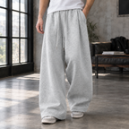 Men's Pleated Wide Trousers-Azzella London