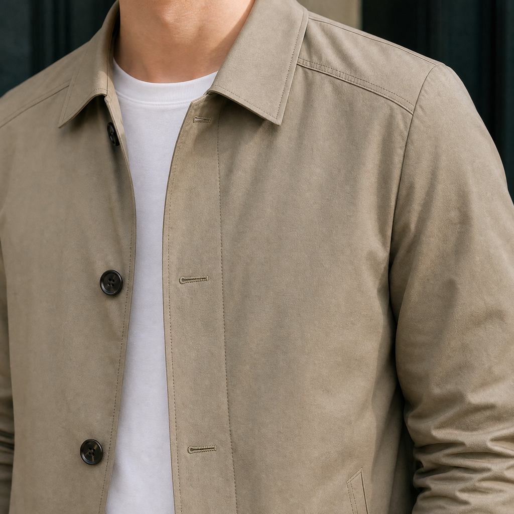 Men's Pointed Collar Jacket-Azzella London