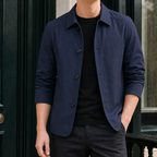 Men's Pointed Collar Jacket-Azzella London