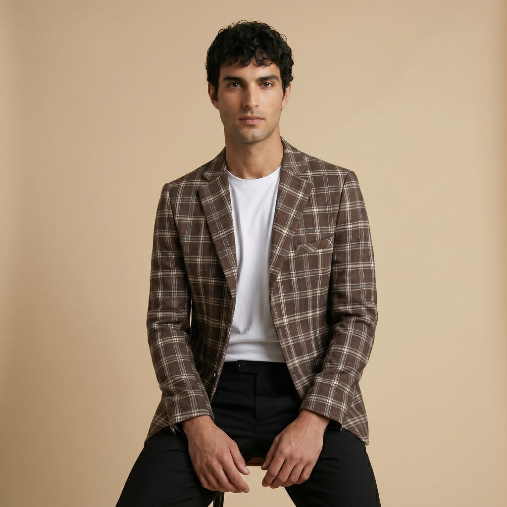 Men's Refined Tailored Blazer-Azzella London