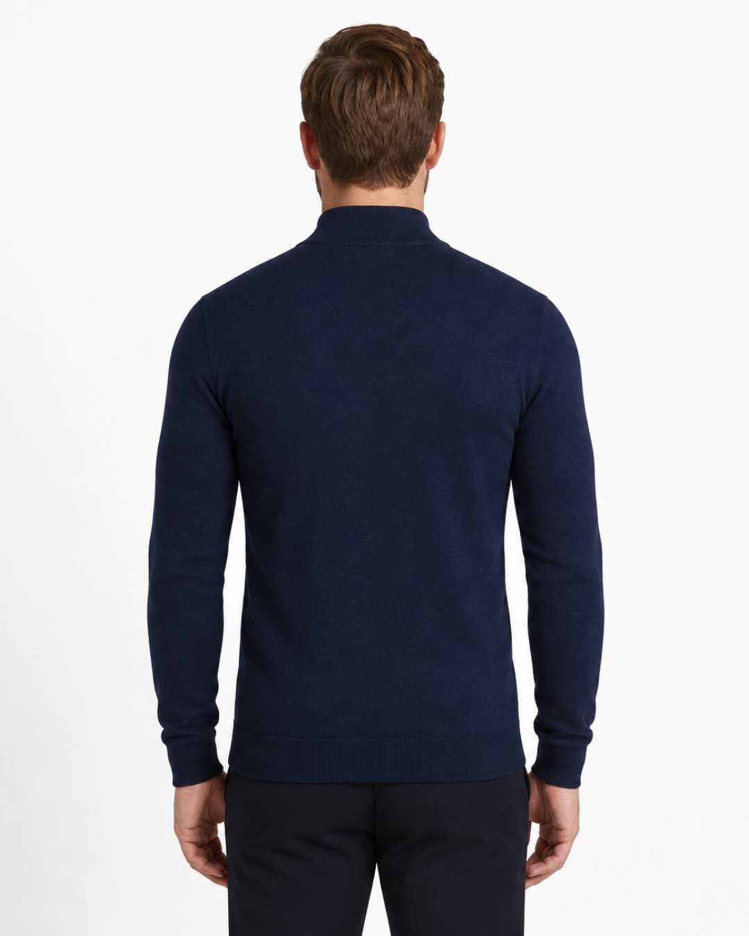 Men's Refined Zip Sweater-Azzella London