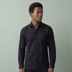 Men's Regular Fit Long-Sleeve Shirt-Azzella London