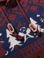 Men's Reindeer Hooded Christmas Jumper-Hoodie-Azzella London