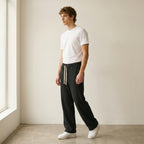 Men's Relaxed Drawstring Trousers-Azzella London