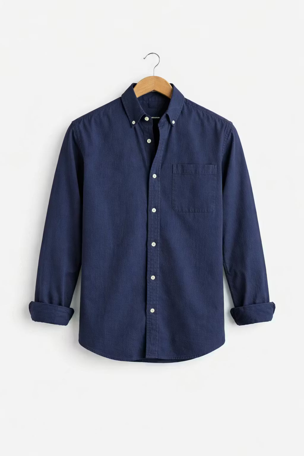 Men's Relaxed-Fit Chambray Shirt-Shirt-Azzella London