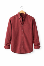 Men's Relaxed-Fit Chambray Shirt-Shirt-Azzella London