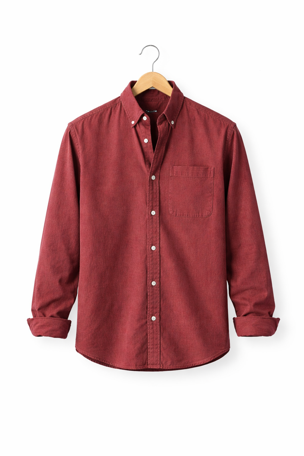 Men's Relaxed-Fit Chambray Shirt-Shirt-Azzella London
