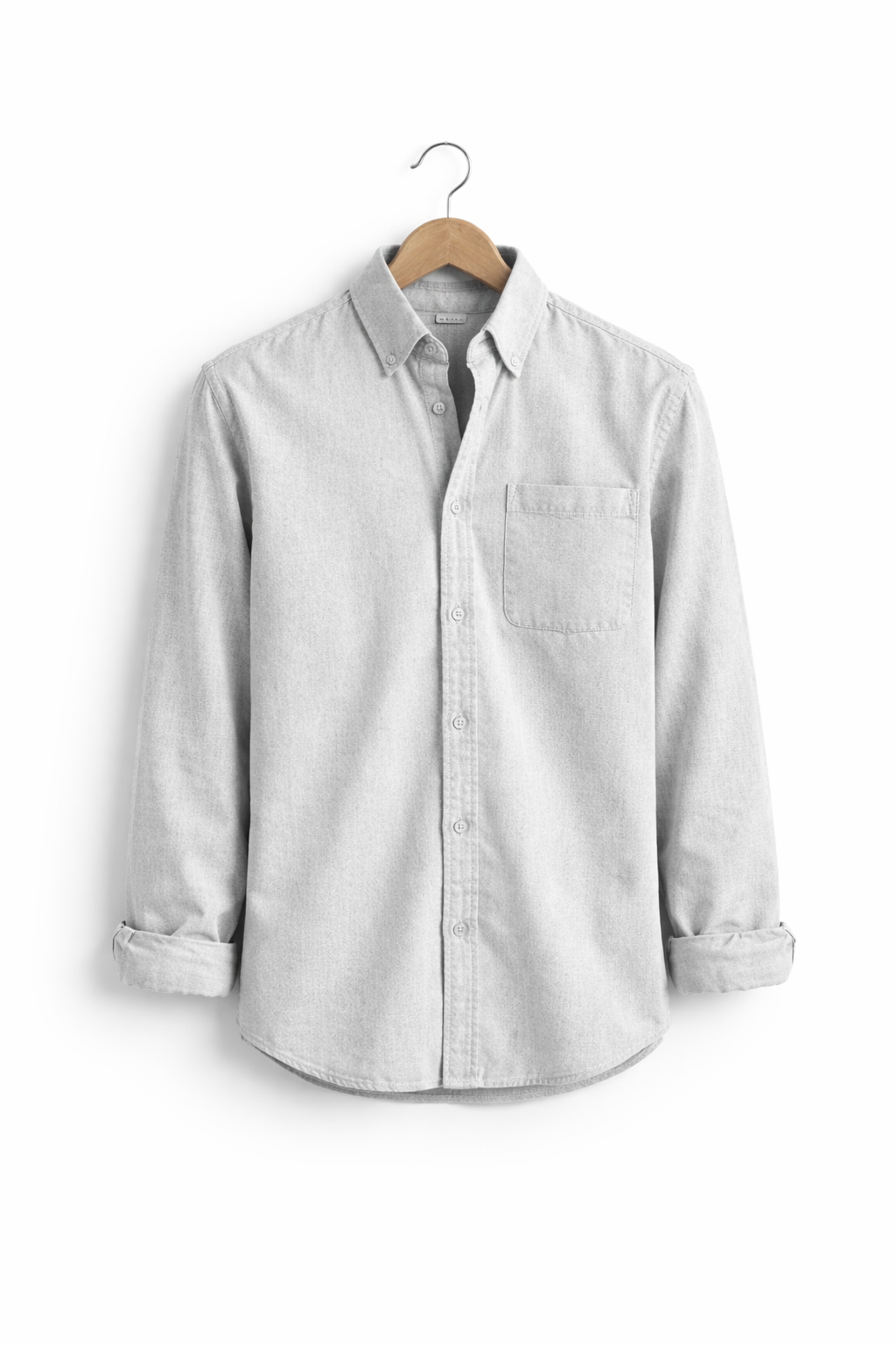 Men's Relaxed-Fit Chambray Shirt-Shirt-Azzella London