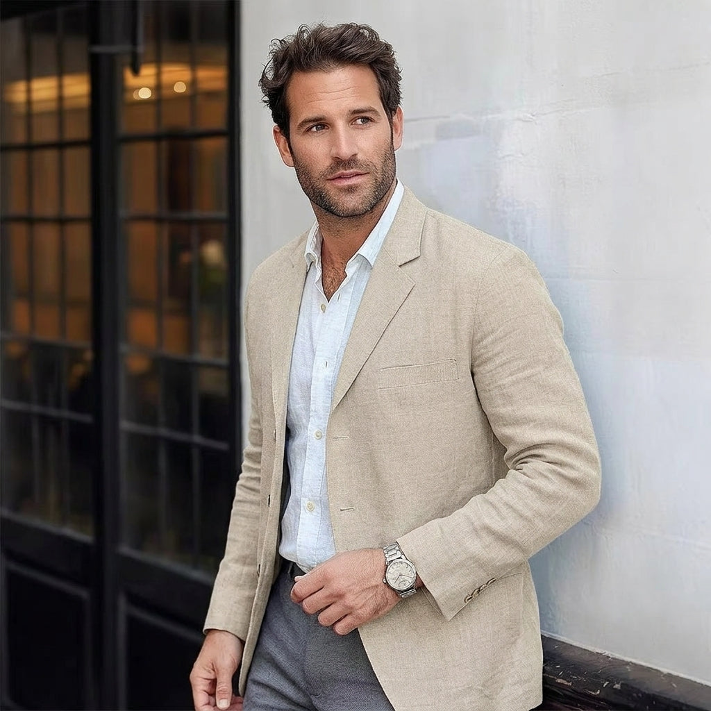 Men's Relaxed Silhouette Blazer-Azzella London