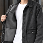 Men's Relaxed Washed Overshirt-Azzella London
