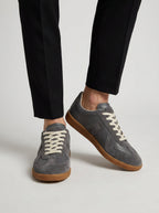 Men's Retro Suede Sneakers-Azzella London