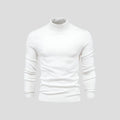 Men's Ribbed Cuff Turtleneck Sweater-Azzella London
