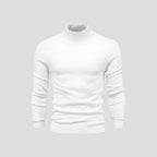 Men's Ribbed Cuff Turtleneck Sweater-Azzella London