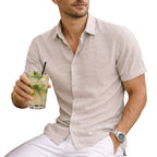 Men's Short Sleeve Shirt-Azzella London