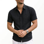 Men's Short Sleeve Shirt-Azzella London