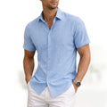 Men's Short Sleeve Shirt-Azzella London