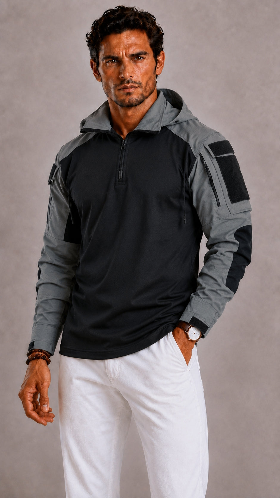 Men's Slim Fit Hoodie-Azzella London