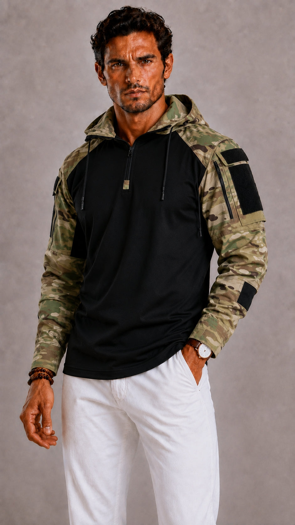 Men's Slim Fit Hoodie-Azzella London