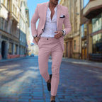 Men’s Slim Fit Suit – Stylish Comfortable Tailored Formalwear for Everyday Occasions-Azzella London