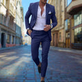Men’s Slim Fit Suit – Stylish Comfortable Tailored Formalwear for Everyday Occasions-Azzella London