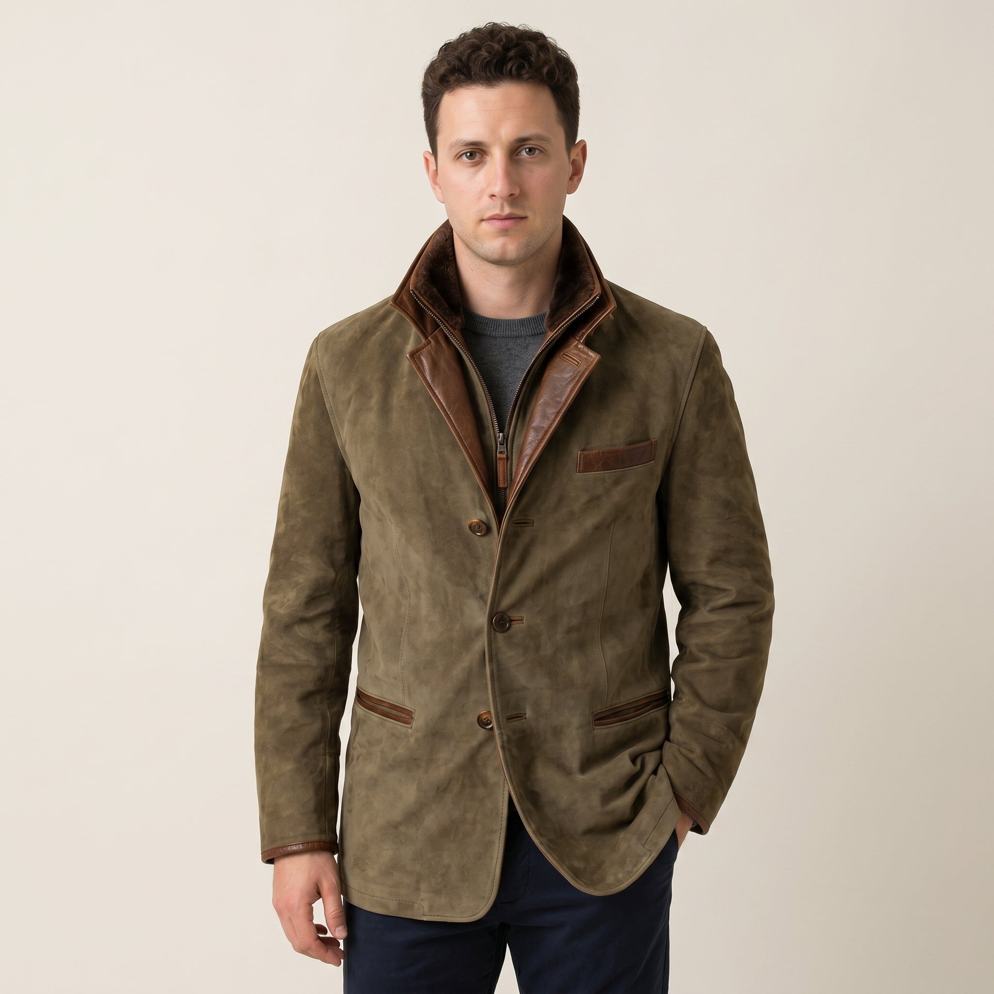 Men's Smart Casual Blazer Jacket-Azzella London