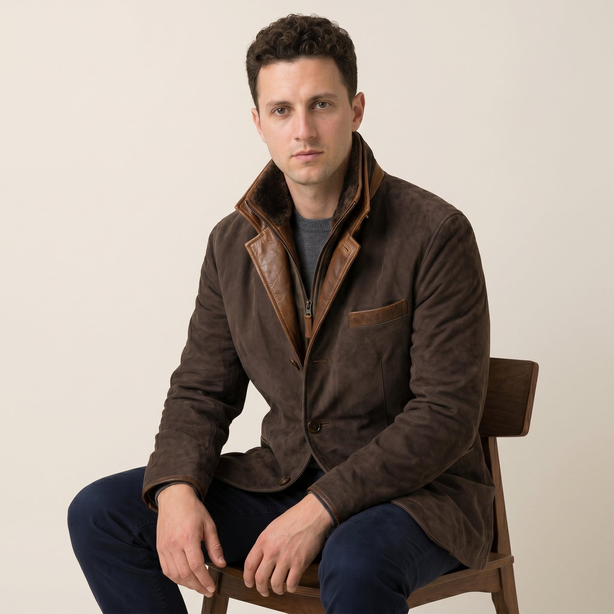 Men's Smart Casual Blazer Jacket-Azzella London