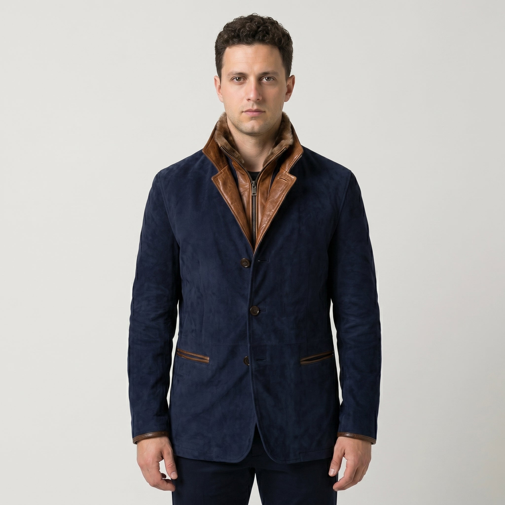 Men's Smart Casual Blazer Jacket-Azzella London