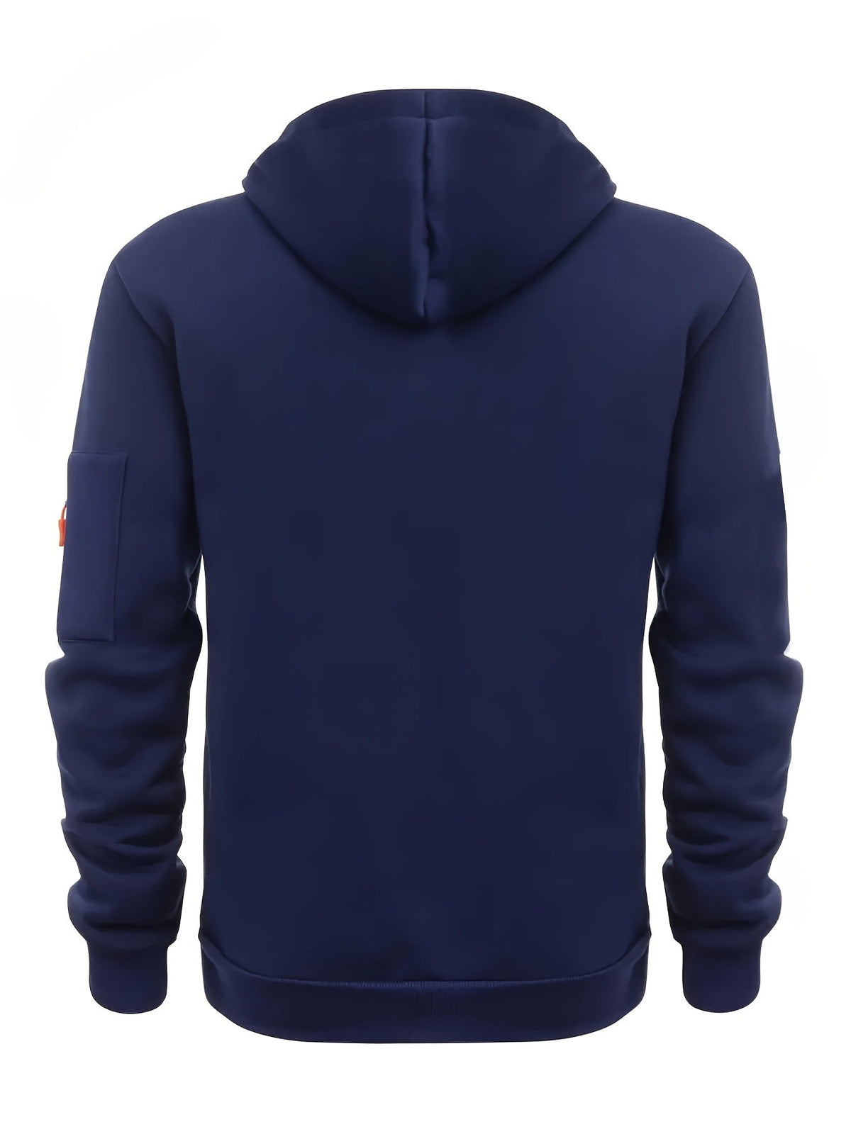 Men's Solid Zip Hoodie-Hoodie-Azzella London